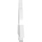 Ekena Millwork Ericson Architectural Grade PVC Gable Bracket, 60"W x 20"H x 2"D x 6"F, 8/12 Pitch GBP060X20X0206ERI00 - alternate 5